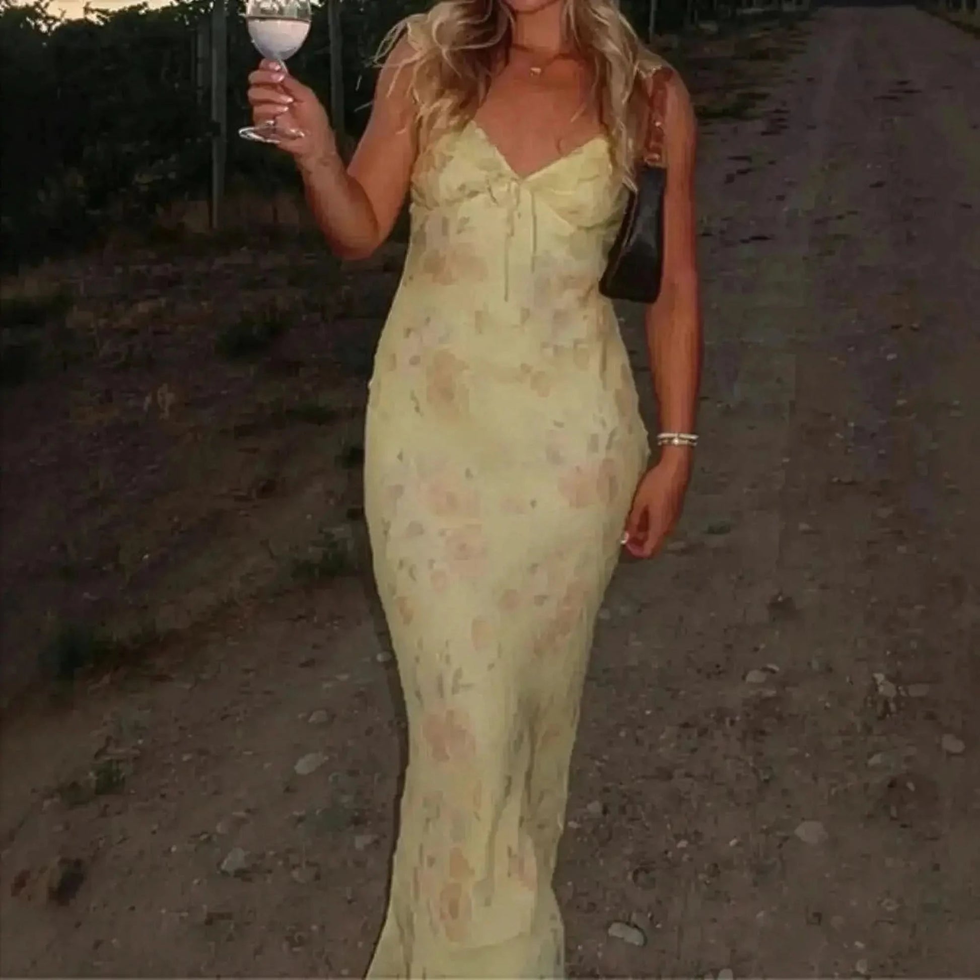 Robe Fleurie Dos Nu Été - Saylana