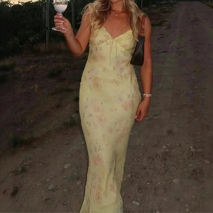 Robe Fleurie Dos Nu Été - Saylana