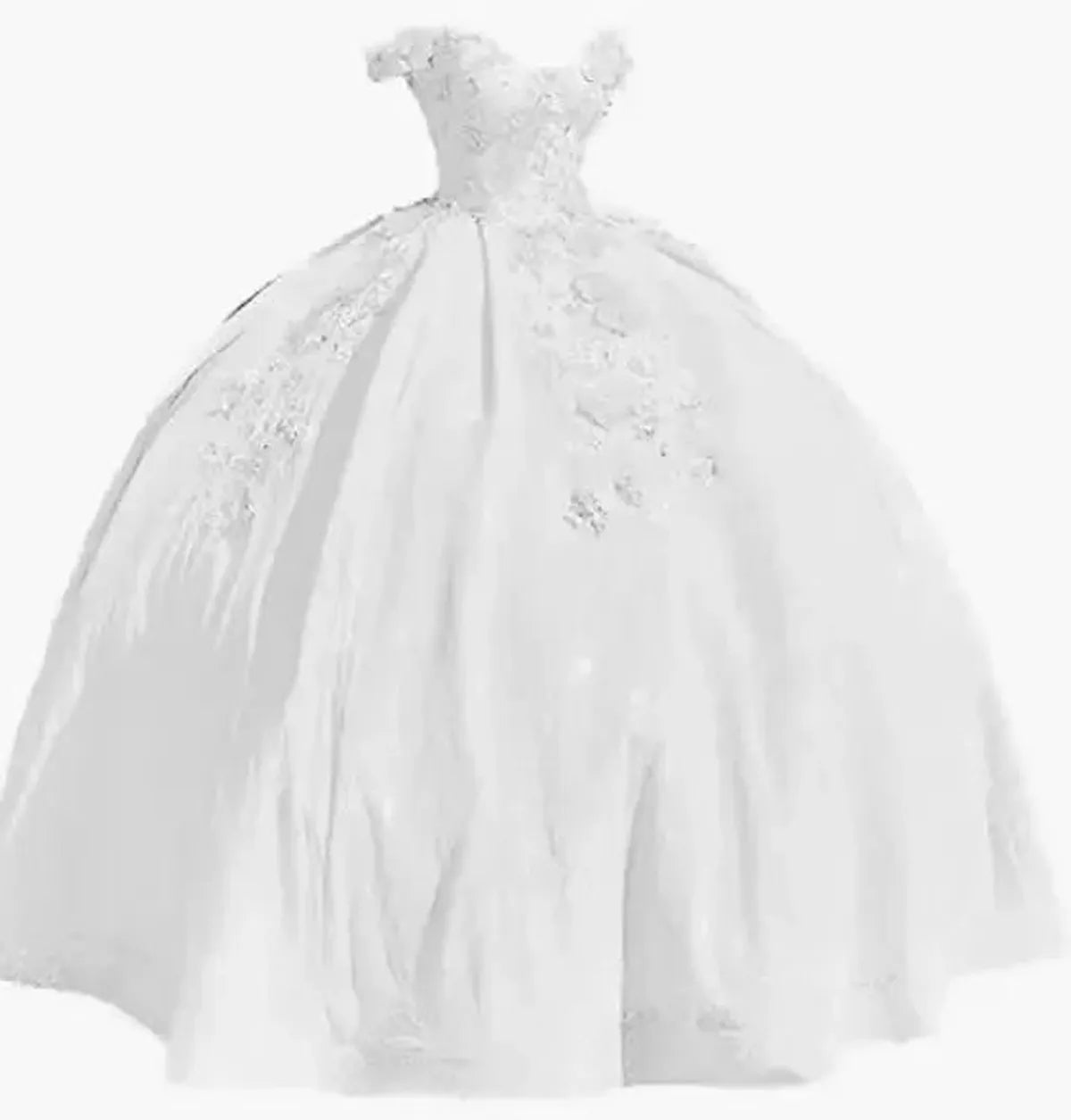 Robe Lavande Princesse 3D Fleurs-Saylana