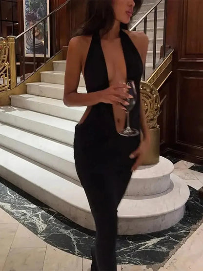 Robe Longue Moulante Dos Nu-Saylana