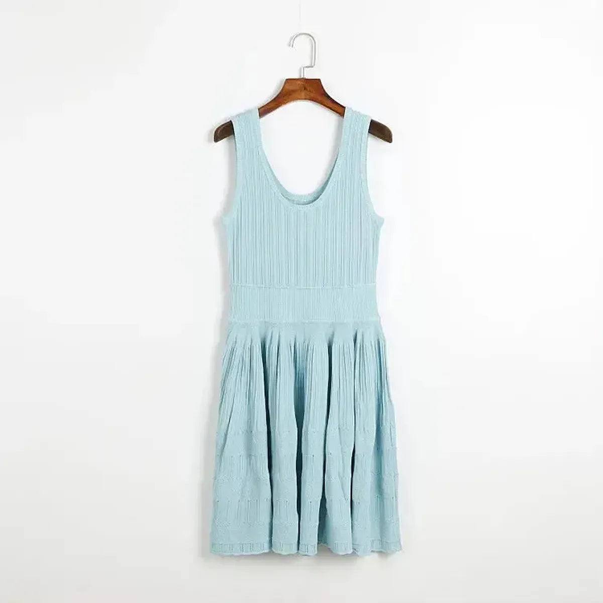 Robe Mini Sans Manches Chic-Saylana
