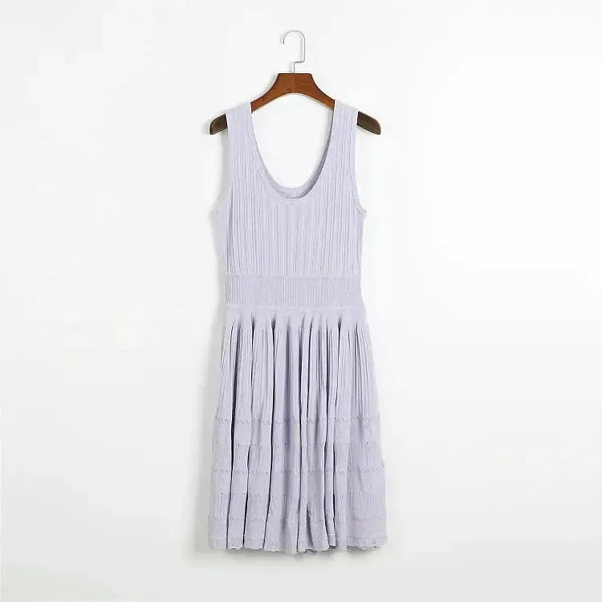 Robe Mini Sans Manches Chic-Saylana