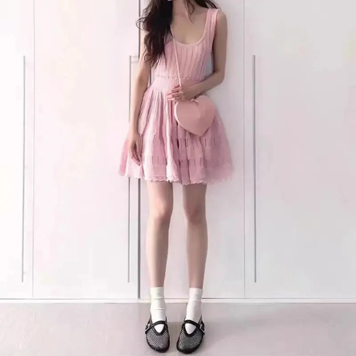 Robe Mini Sans Manches Chic-Saylana