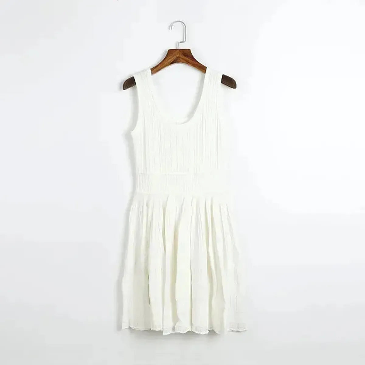 Robe Mini Sans Manches Chic-Saylana