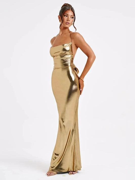 Robe Off Shoulder Slim-Saylana