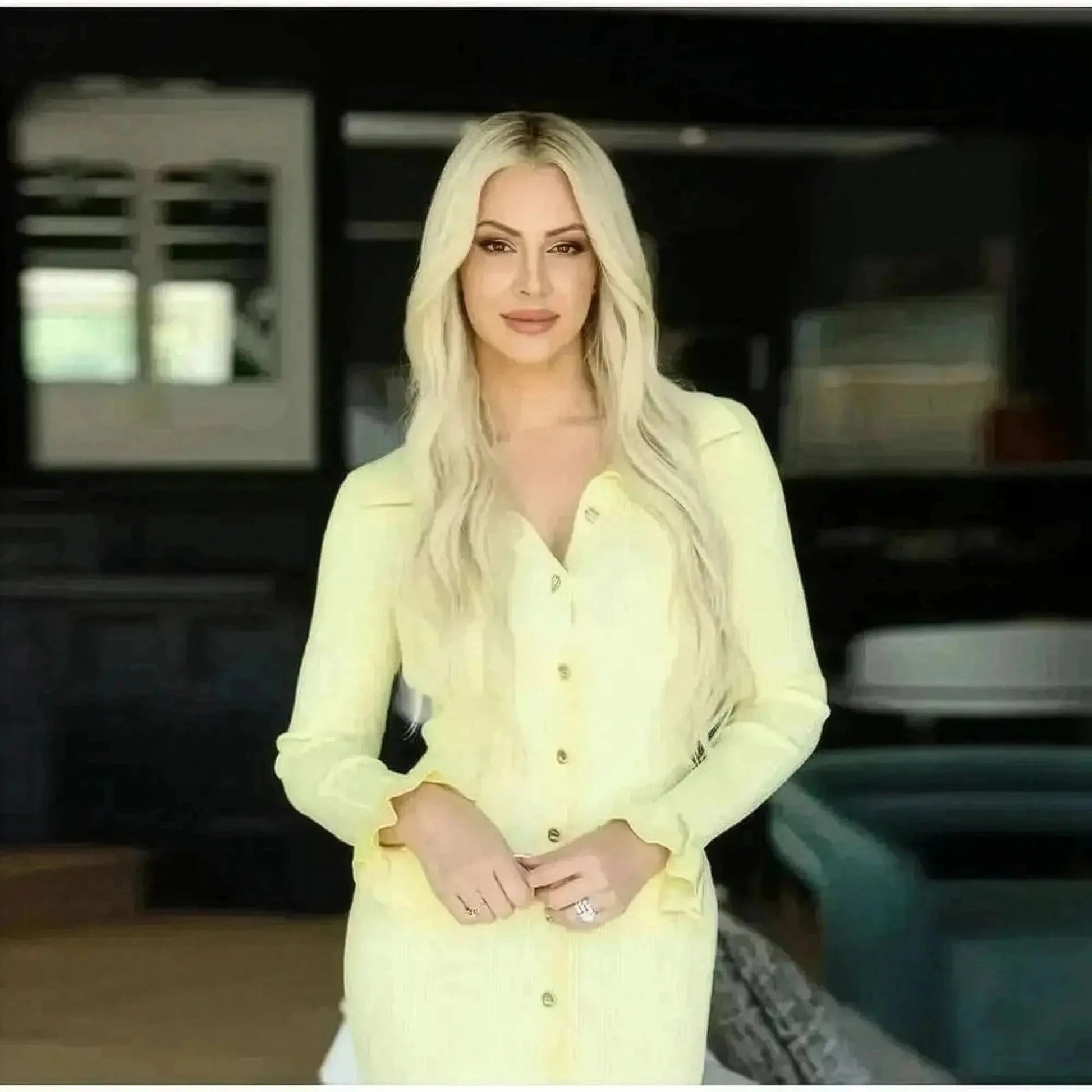 Robe Pull à Volants - Saylana