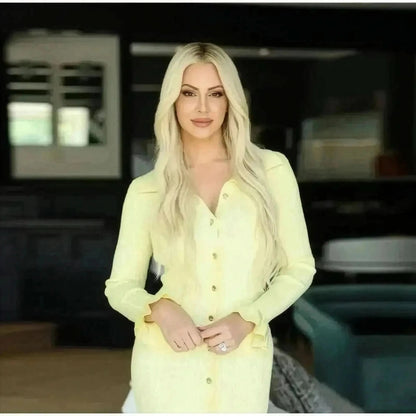 Robe Pull à Volants - Saylana