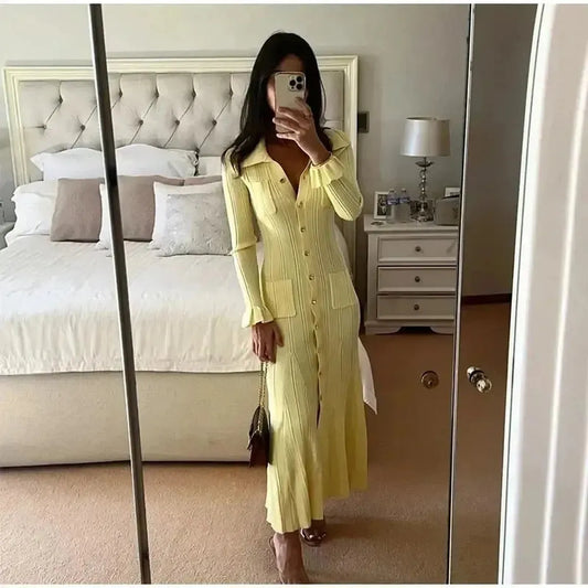 Robe Pull à Volants-Saylana