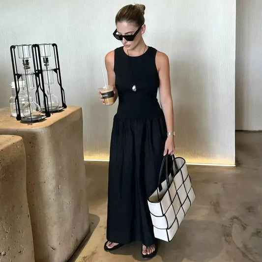 Robe Sans Manches Chic-Saylana