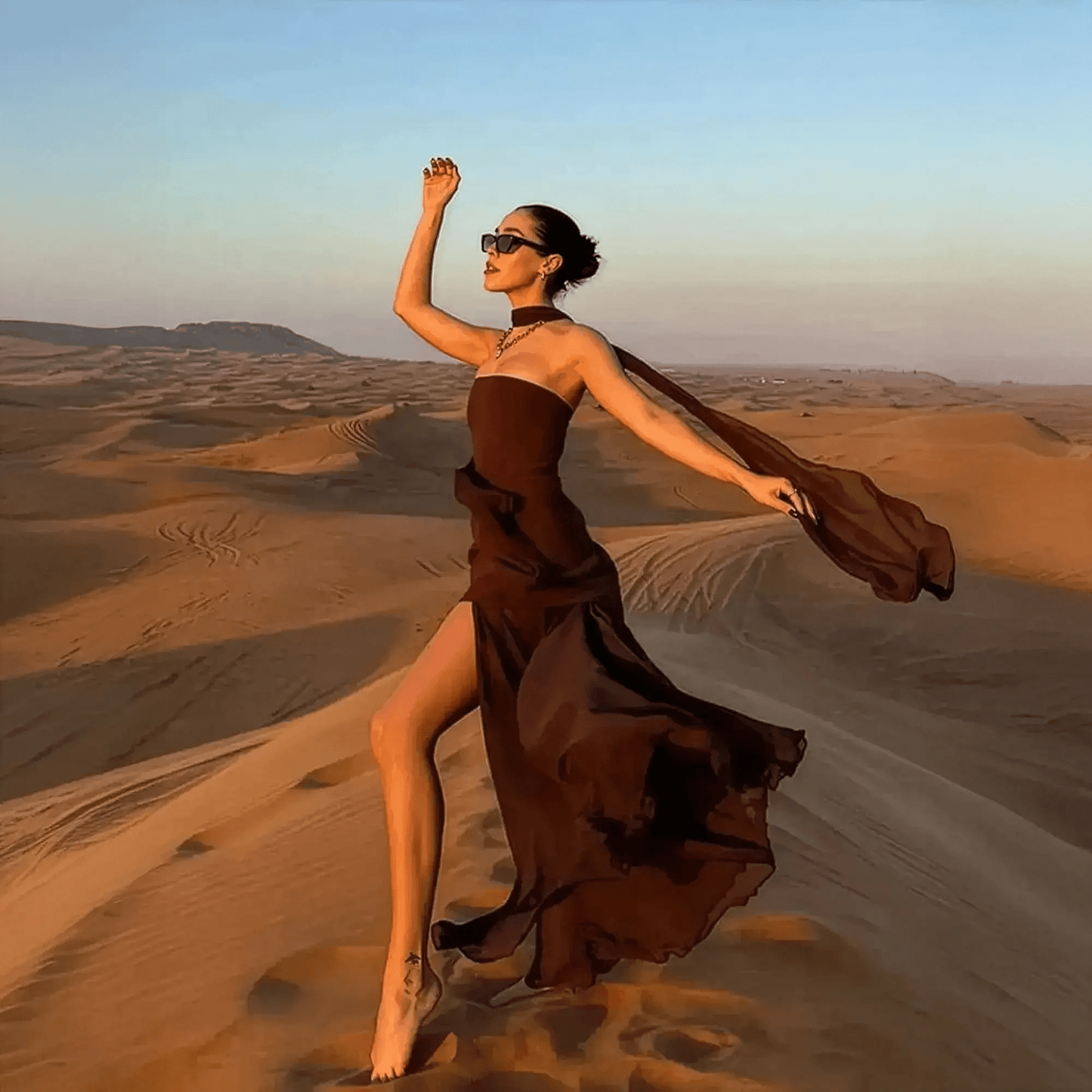 Robe Sans Manches & Fluide - Saylana