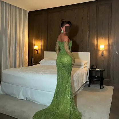 Robe Sirène Luxe Brillante Femme-Saylana