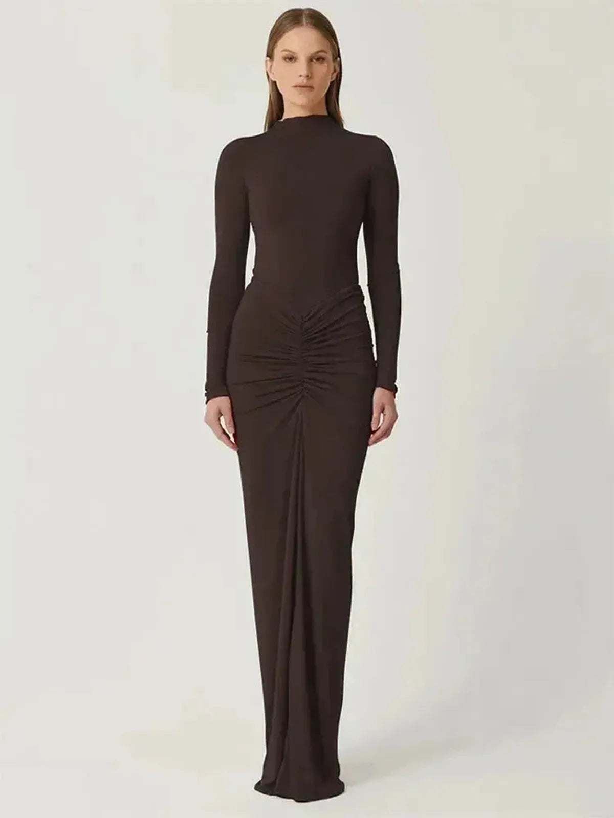 Robe Slim Plissée-Saylana