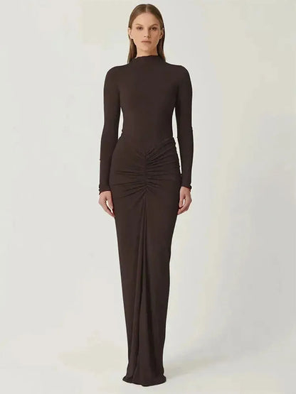 Robe Slim Plissée-Saylana