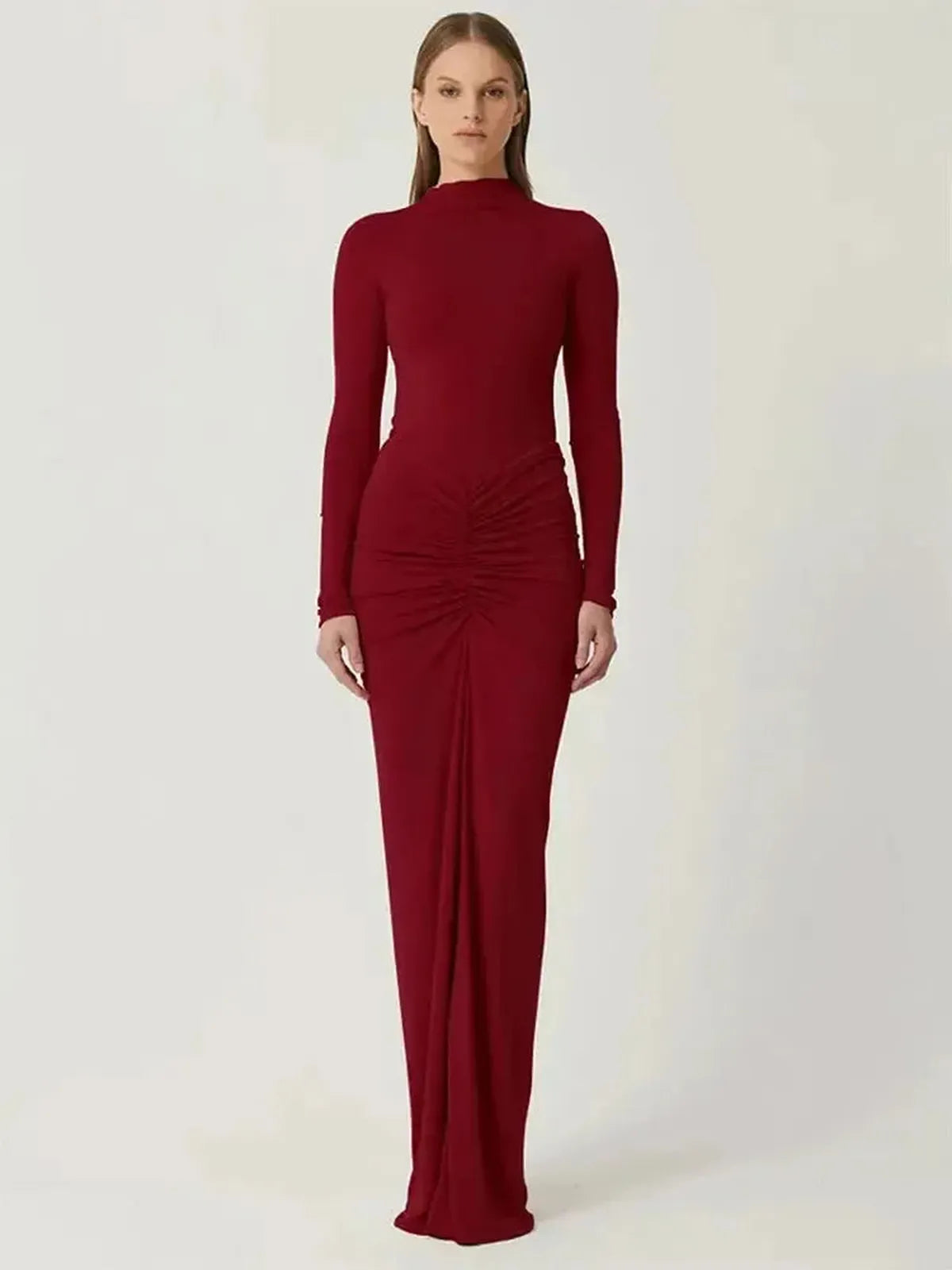 Robe Slim Plissée-Saylana