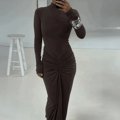 Robe Slim Plissée - Saylana