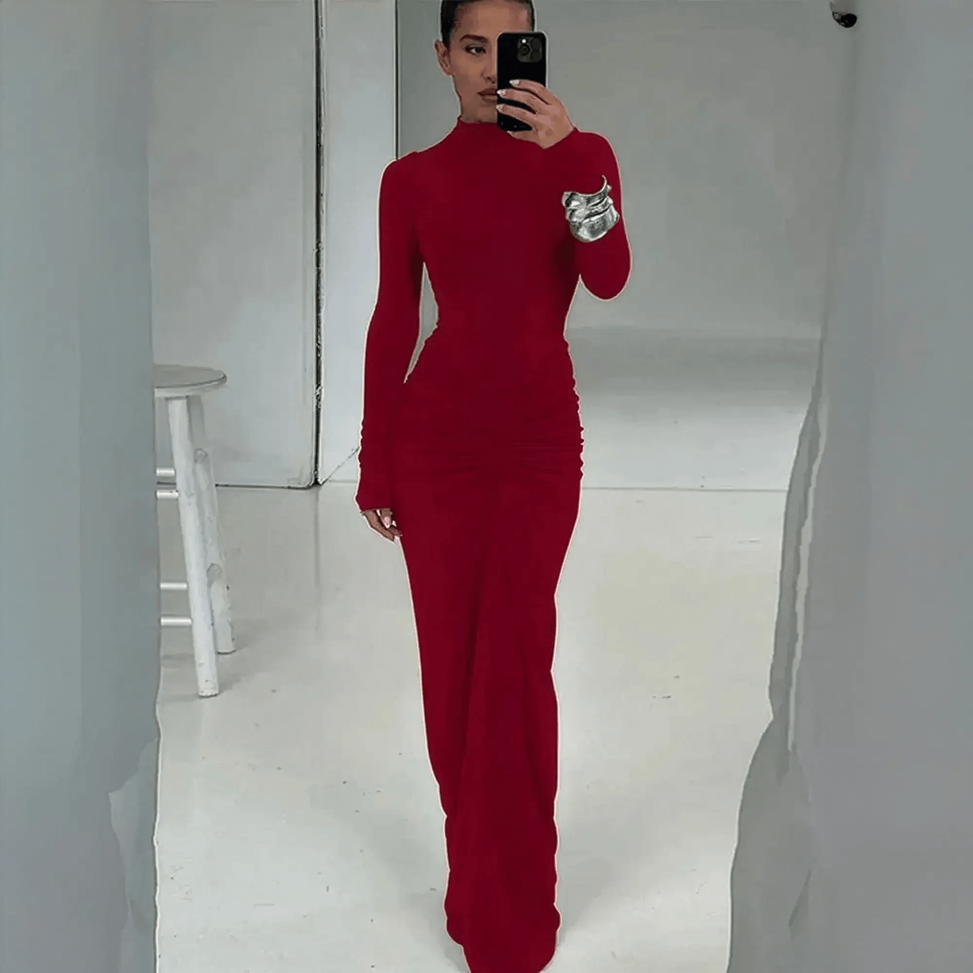 Robe Slim Plissée - Saylana