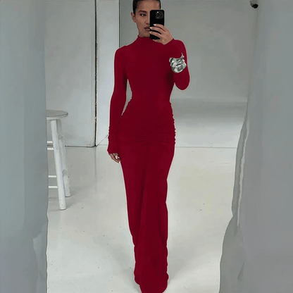 Robe Slim Plissée - Saylana