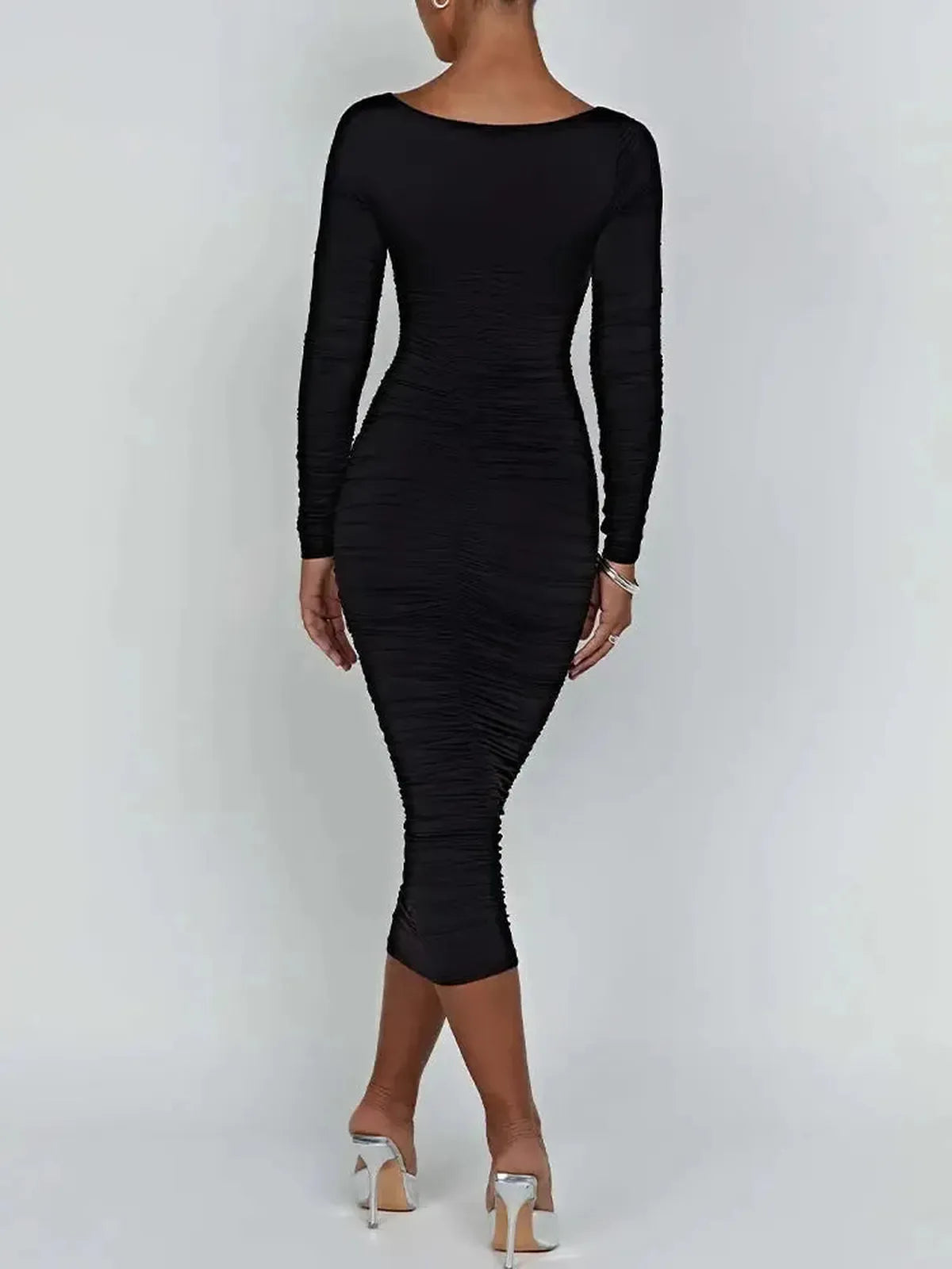 Robe Soirée Hiver Sexy-Saylana