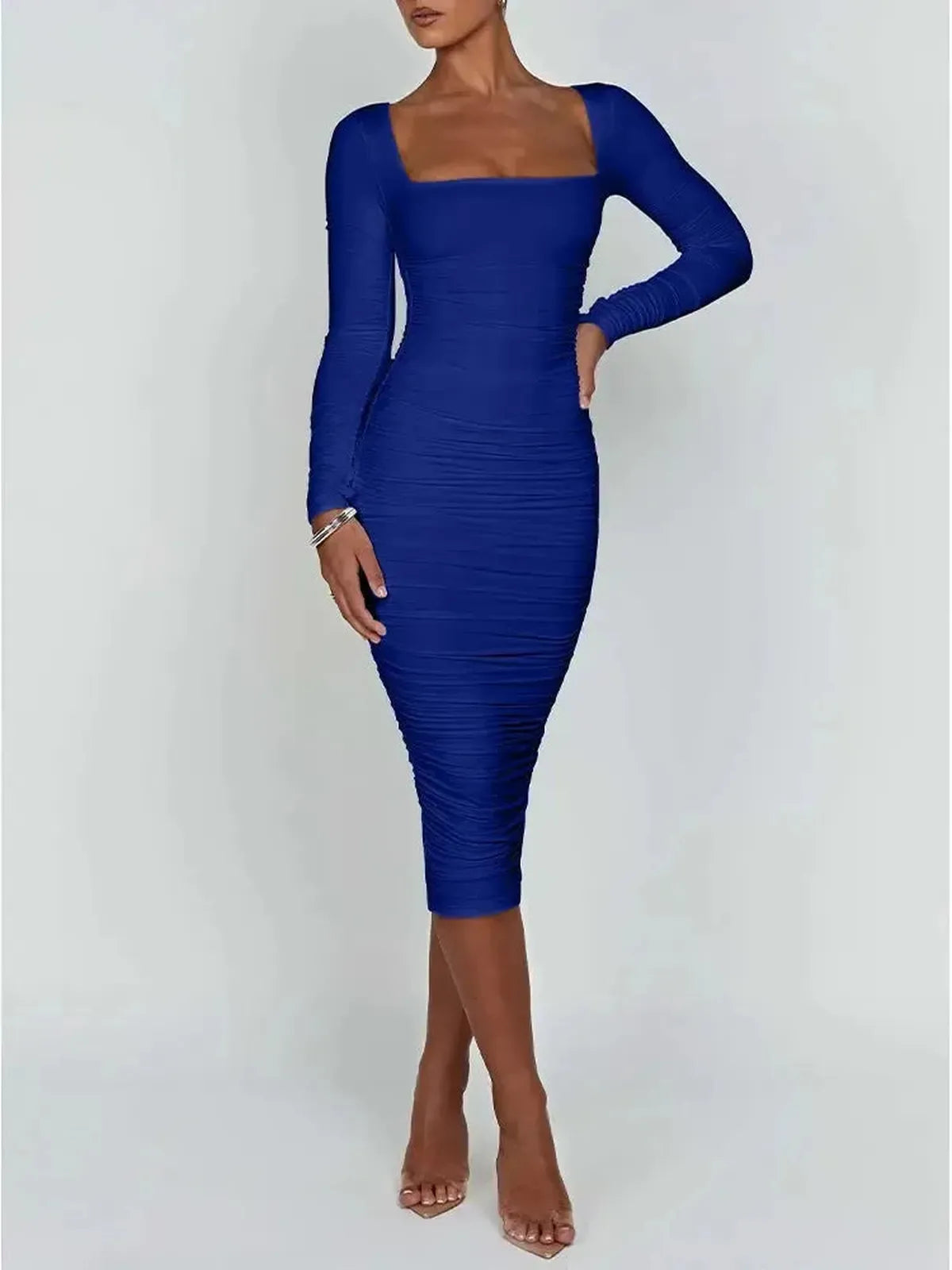 Robe Soirée Hiver Sexy-Saylana