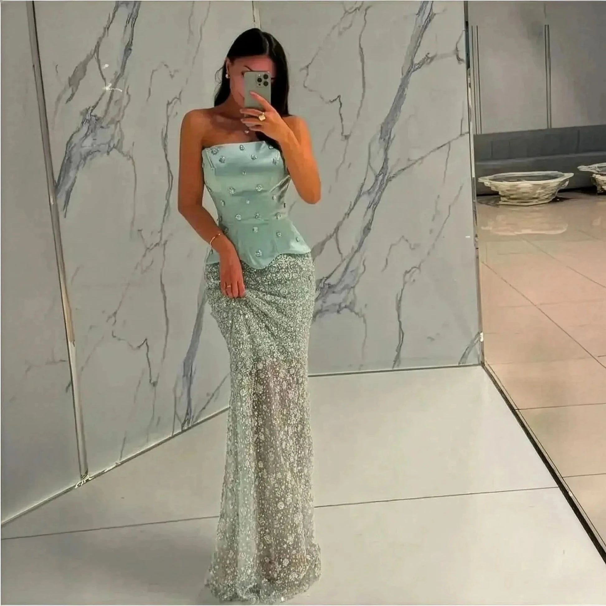 Robe Strapless Chic & Glam - Saylana