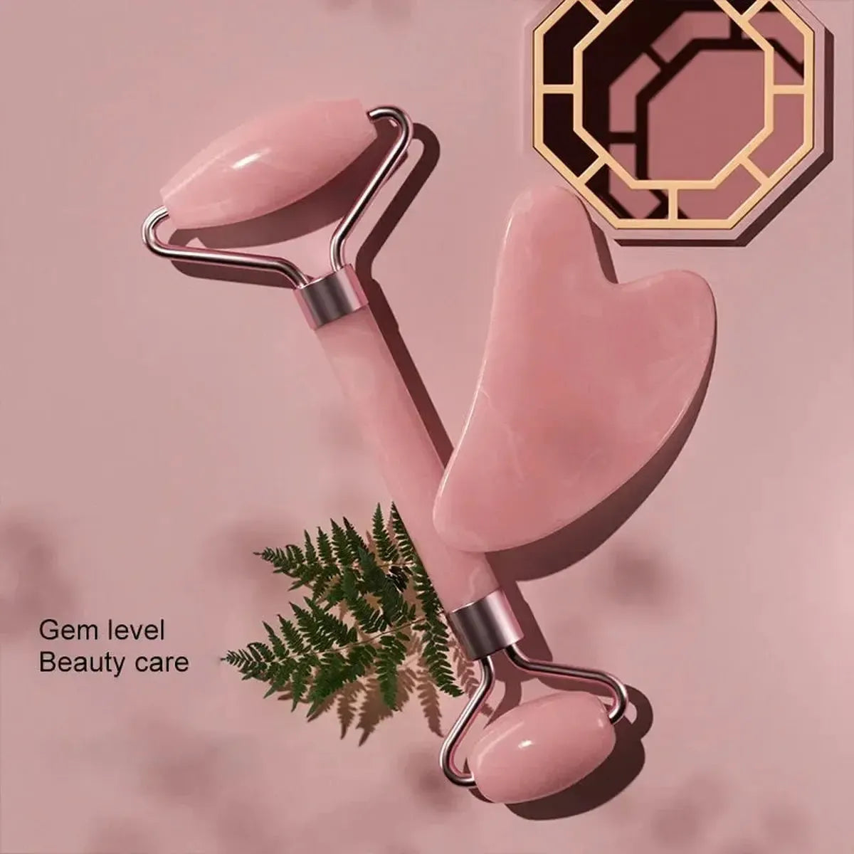 Roller Visage Jade Rose Naturel-Saylana