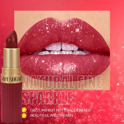 Rouge Velours Métallique Pailleté-Saylana
