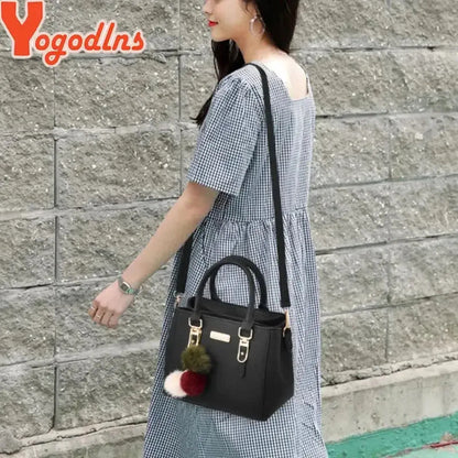 Sac à Main Femme avec Perles & Pompon-Saylana