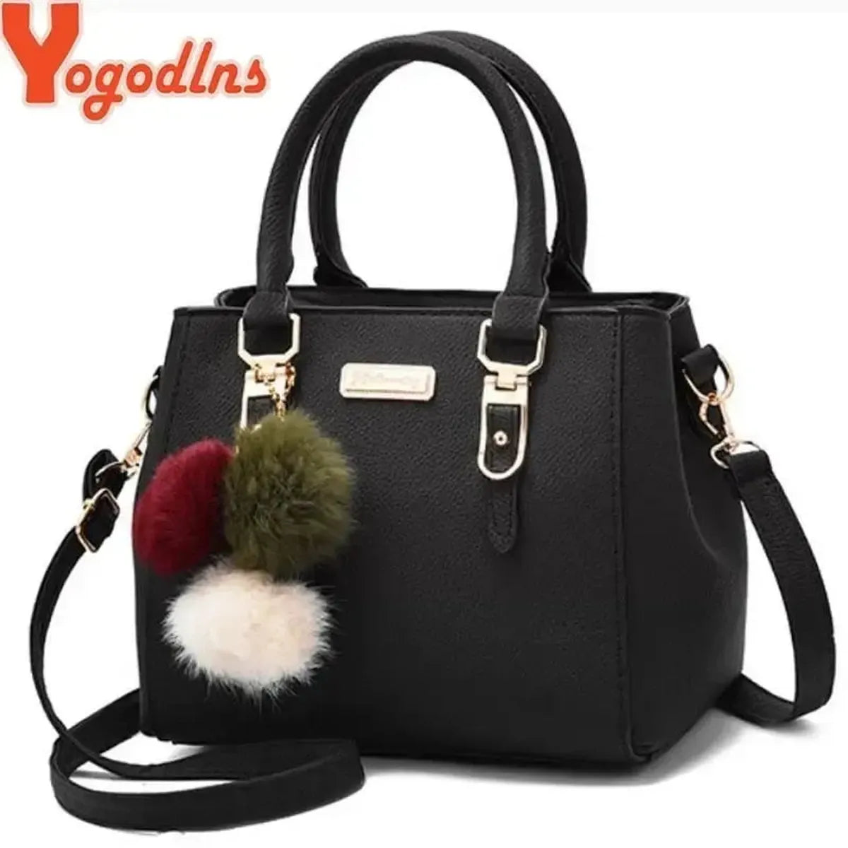 Sac à Main Femme avec Perles & Pompon-Saylana