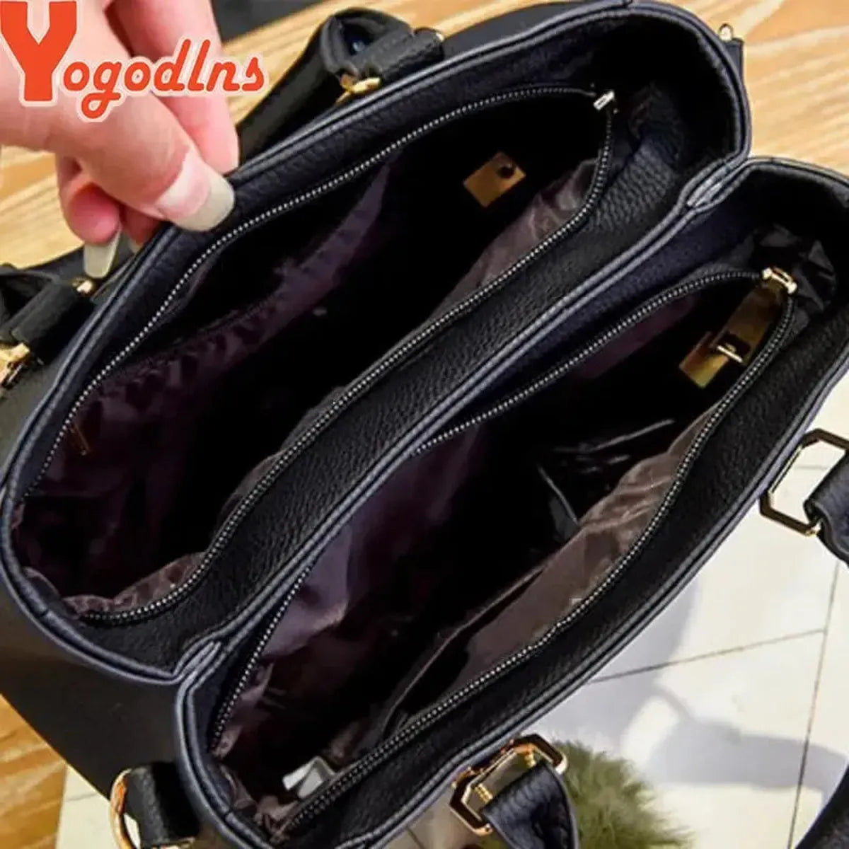 Sac à Main Femme avec Perles & Pompon-Saylana