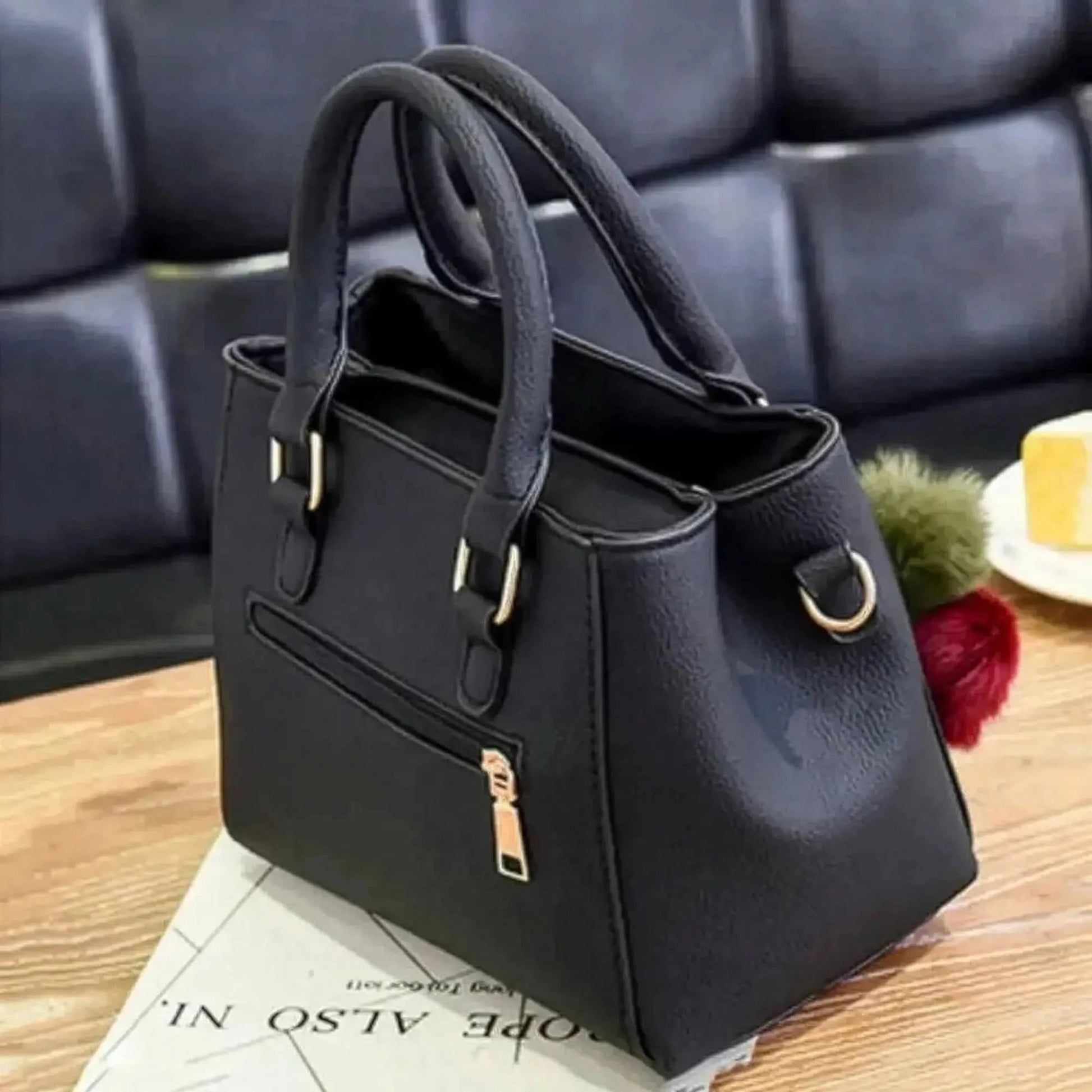 Sac à Main Femme avec Perles & Pompon - Saylana