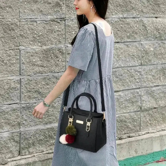 Sac à Main Femme avec Perles & Pompon - Saylana