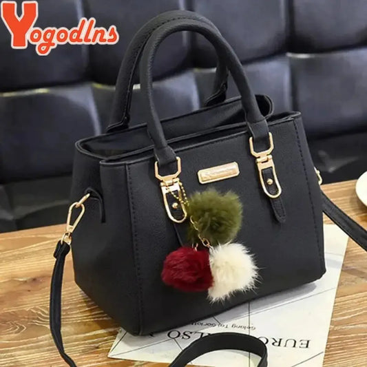 Sac à Main Femme avec Perles & Pompon-Saylana