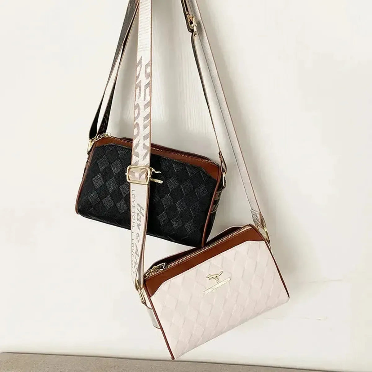 Sac Bandoulière Checkered Luxe-Saylana