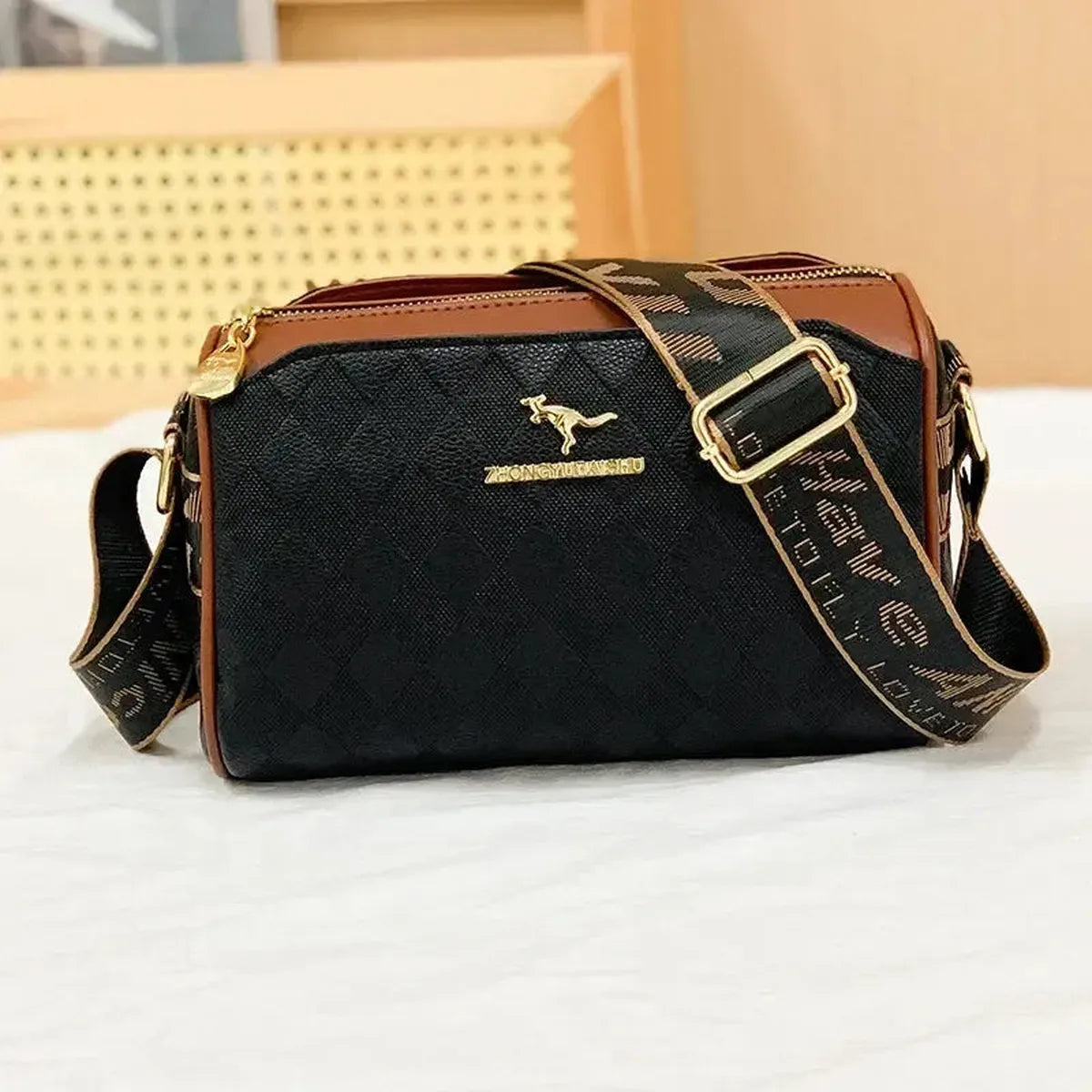 Sac Bandoulière Checkered Luxe-Saylana