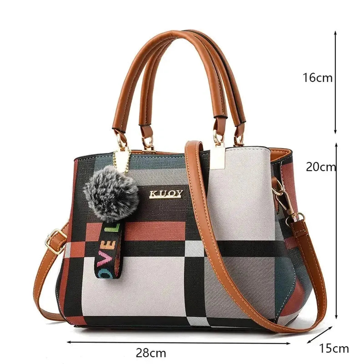 Sac Bandoulière Cuir PU Luxe-Saylana