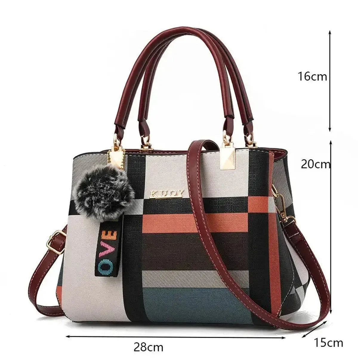 Sac Bandoulière Cuir PU Luxe-Saylana