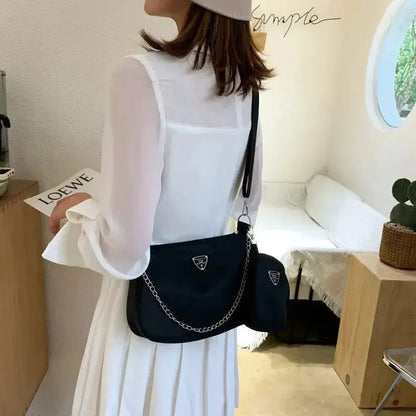 Sac Bandoulière Nylon Décontracté-Saylana