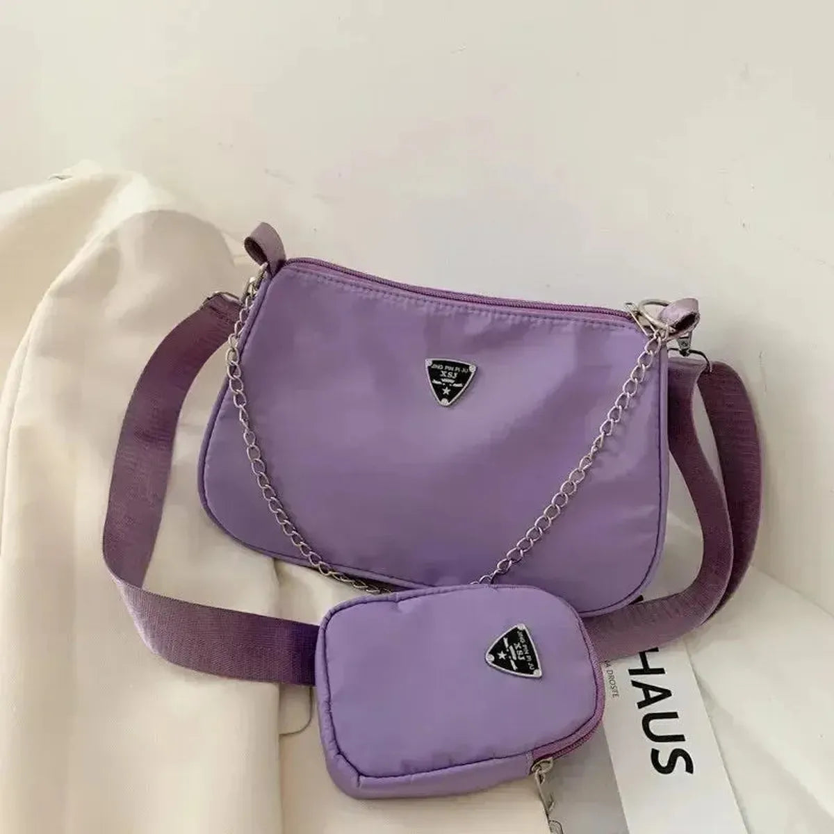 Sac Bandoulière Nylon Décontracté-Saylana
