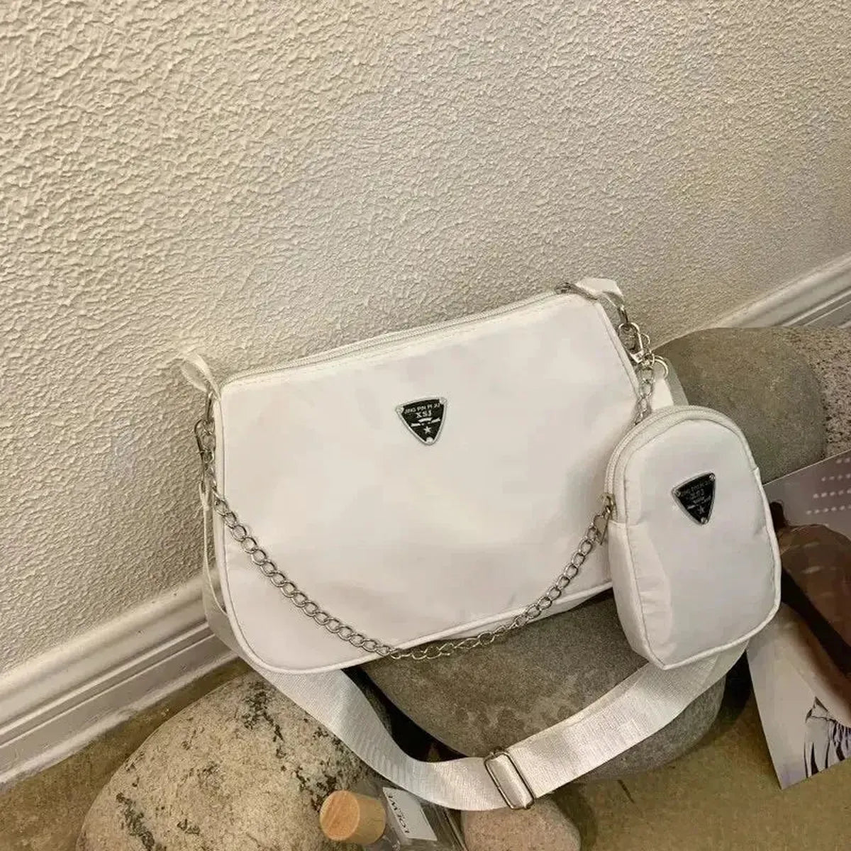 Sac Bandoulière Nylon Décontracté-Saylana