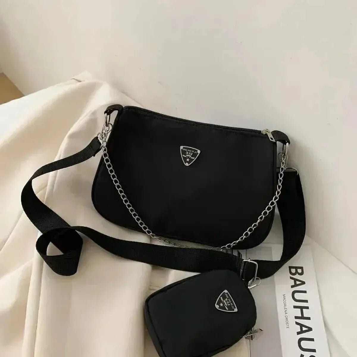 Sac Bandoulière Nylon Décontracté-Saylana