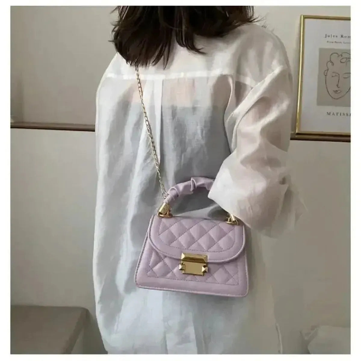 Sac Épaule Cuir PU Design-Saylana