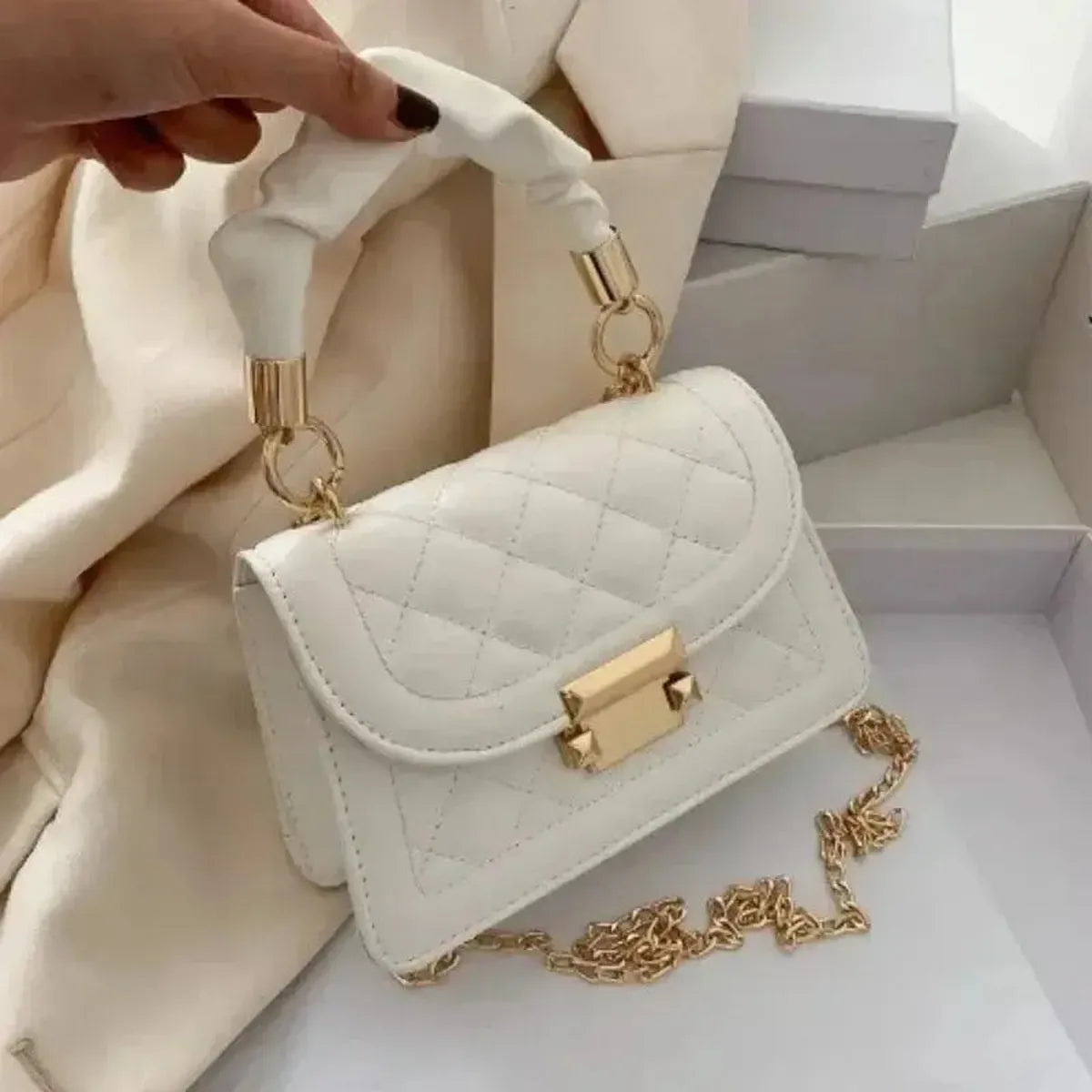 Sac Épaule Cuir PU Design-Saylana