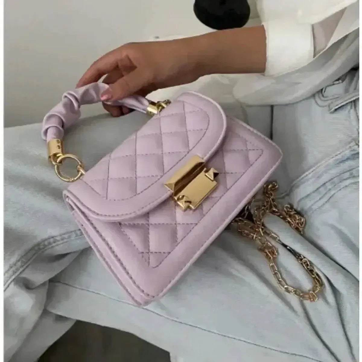 Sac Épaule Cuir PU Design-Saylana