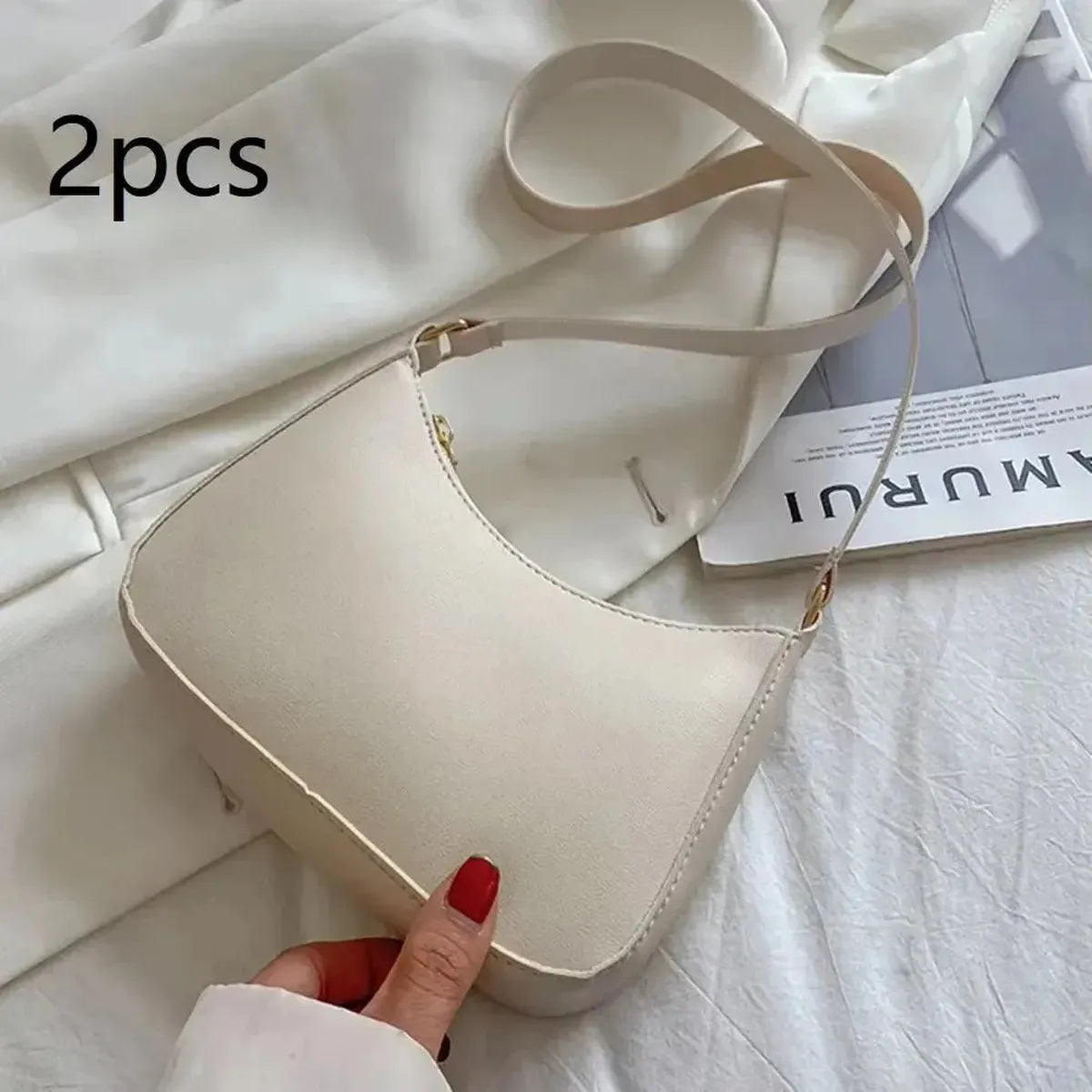 Sac Hobo Femme Simili Cuir Rétro-Saylana