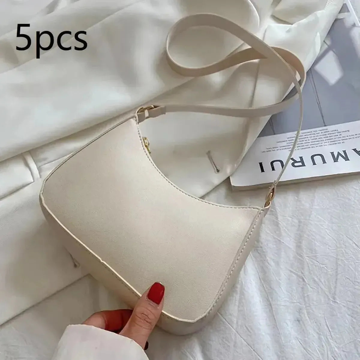 Sac Hobo Femme Simili Cuir Rétro-Saylana