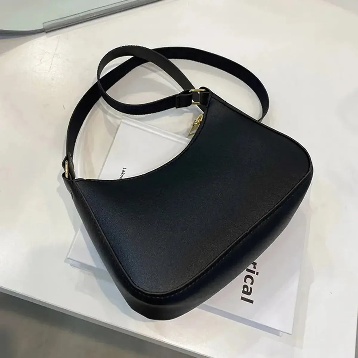 Sac Hobo Femme Simili Cuir Rétro-Saylana