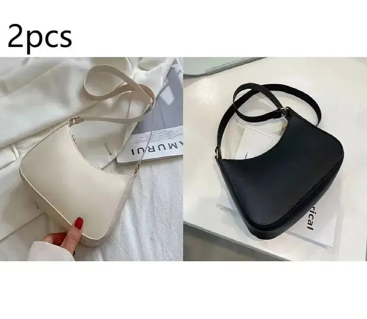 Sac Hobo Femme Simili Cuir Rétro-Saylana