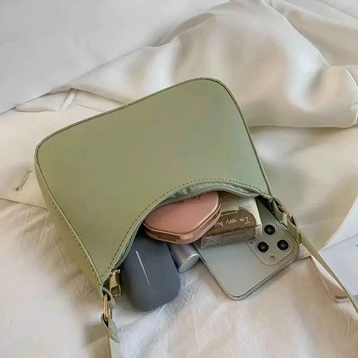 Sac Hobo Femme Simili Cuir Rétro-Saylana