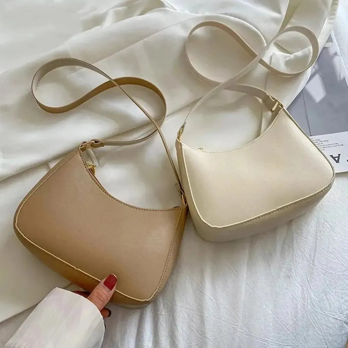 Sac Hobo Femme Simili Cuir Rétro-Saylana