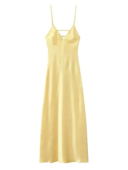 Satin Jaune Chic-Saylana
